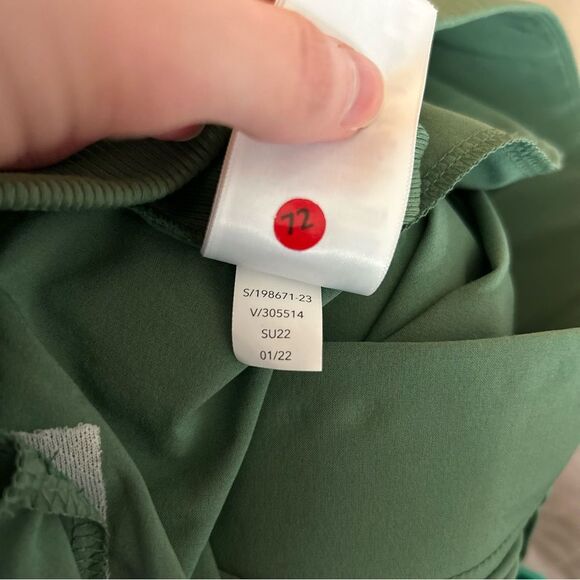 Athleta Brooklyn Mid Rise Ankle Pants in Vineyard Green Plus Size 22 - Picture 12 of 13